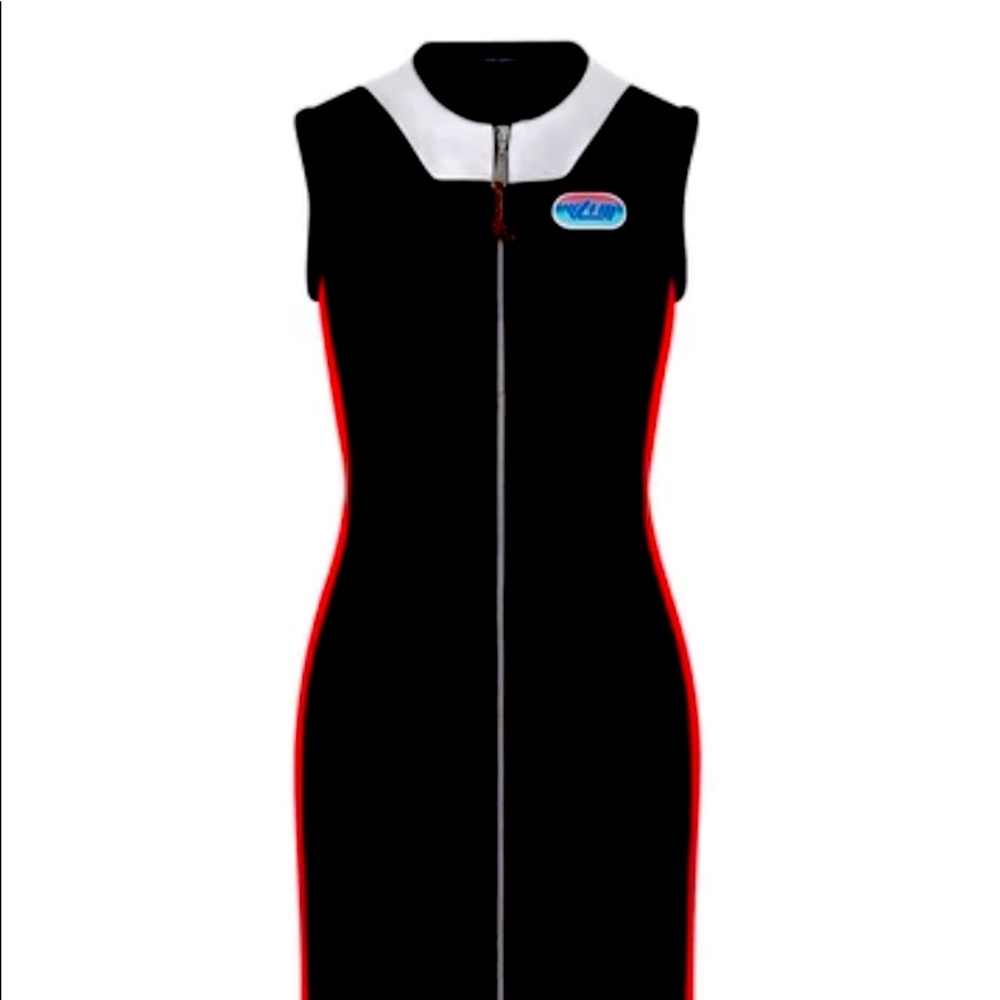 Louis Vuitton Zipped Biker Dress